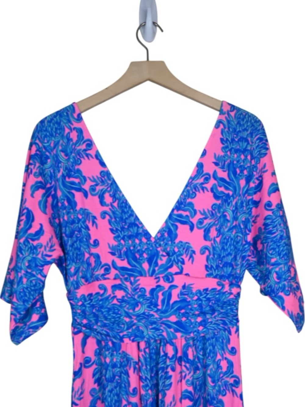 Lilly Pulitzer Women's S Parigi Printed Maxi Dress in Prosecco Pink NEW - Picture 6 of 12